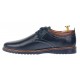 Pantofi barbati casual din piele naturala - Model bleumarin 330BLM