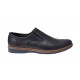 Pantofi barbati casual, din piele naturala bleumarin, CIUCALETI SHOES, 330EBLM