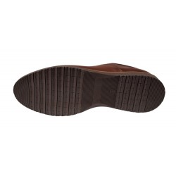 Pantofi barbati casual din piele naturala maro fara siret 330ELM
