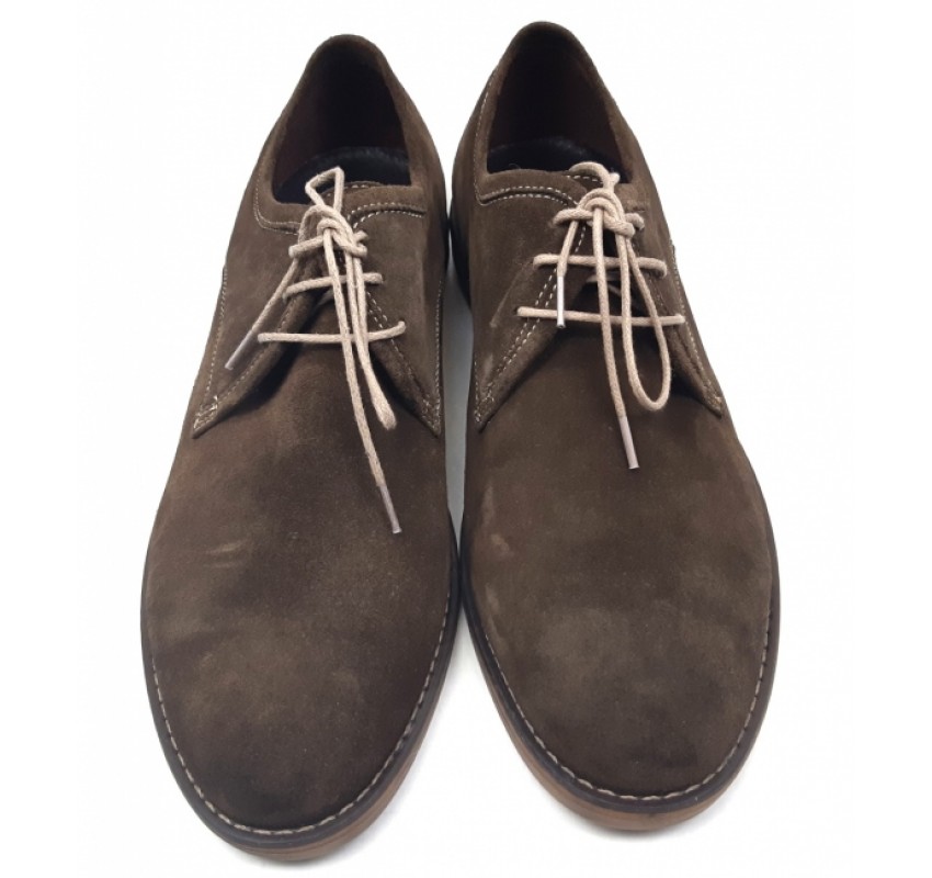 Pantofi barbati casual din piele naturala, culoare maro 336MVEL