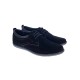 Pantofi barbati casual din piele naturala antilopa - Model Negru 338 VELN