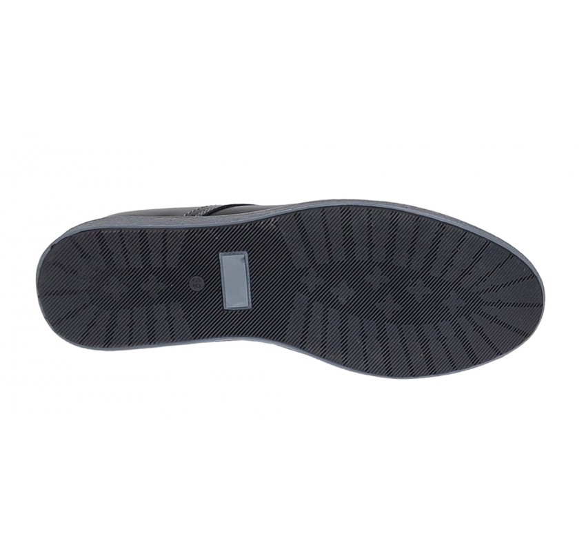 Pantofi casual barbati din piele naturala 339 Negru Box Pantofi casual barbati din piele naturala 339 Negru Box