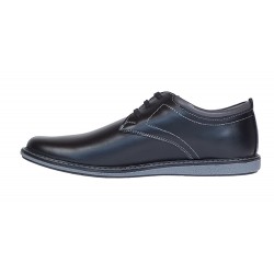 Pantofi casual barbati din piele naturala 339 Negru Box
