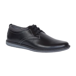 Pantofi casual barbati din piele naturala 339 Negru Box