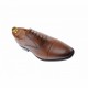 Pantofi barbati eleganti, cu siret, din piele naturala maro coniac - 347CONIAC 