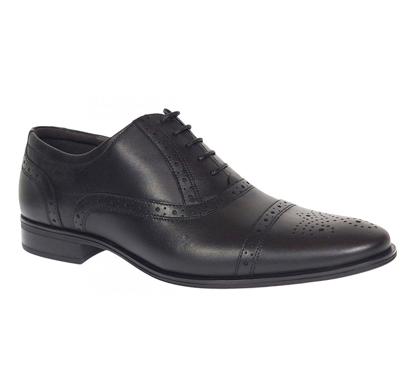 Pantofi barbati eleganti din piele naturala - Model Negru 359N