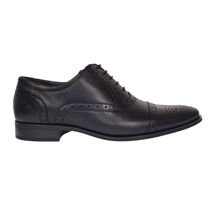Pantofi barbati eleganti din piele naturala - Model Negru 359N
