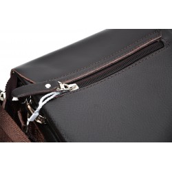 Borseta barbati de umar, din piele ecologica de culoare maro - PRIUS 3980M