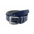 Curea casual barbati din piele naturala - Bleumarin 400CKBLM