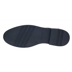 Pantofi barbati casual din piele naturala, Negru, 416SN