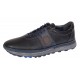 Pantofi barbati din piele naturala - Model Casual - Sport Negru Bleumarin 505ESC