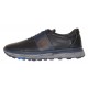 Pantofi barbati din piele naturala - Model Casual - Sport Negru Bleumarin 505ESC