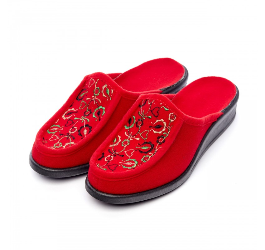 Papuci cu flori TELLUS 55-22