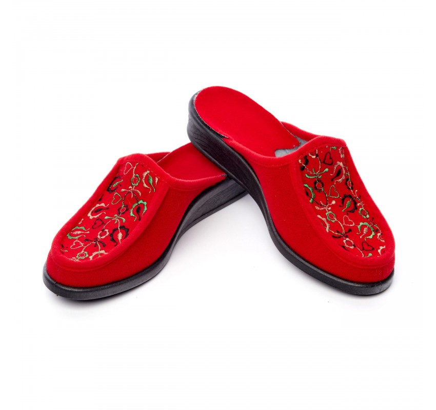 Papuci cu flori TELLUS 55-22