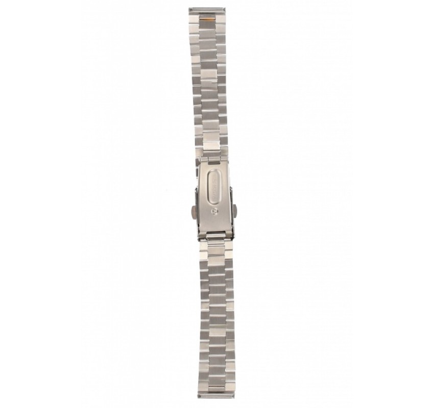 Curea de ceas din metal, 10 mm x 16 cm, argintiu/auriu