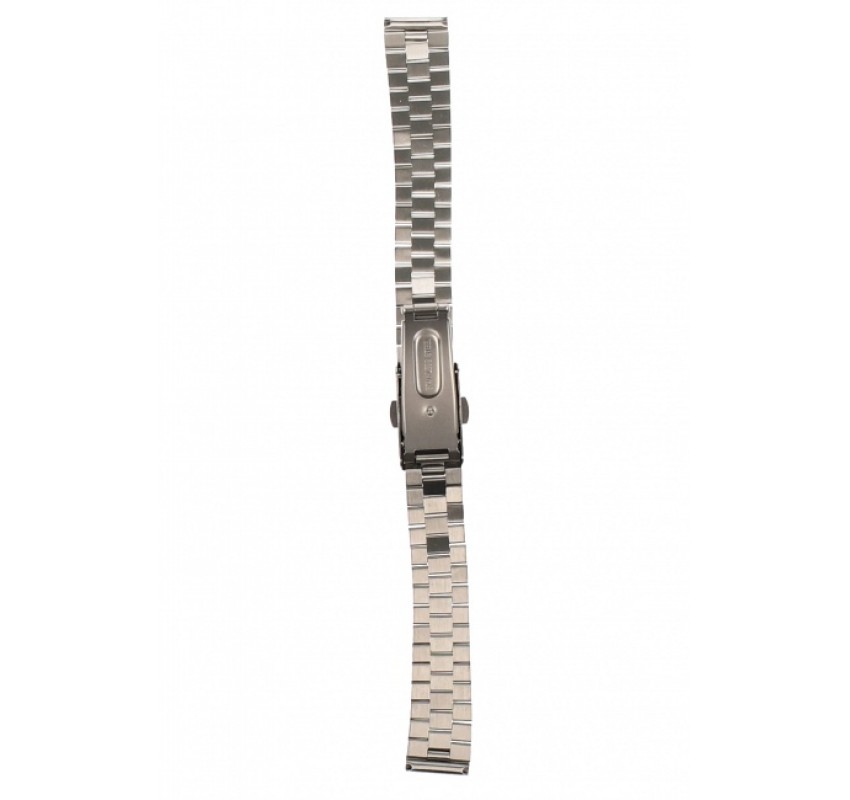Curea de ceas din metal, 16 mm x 16 cm, argintiu