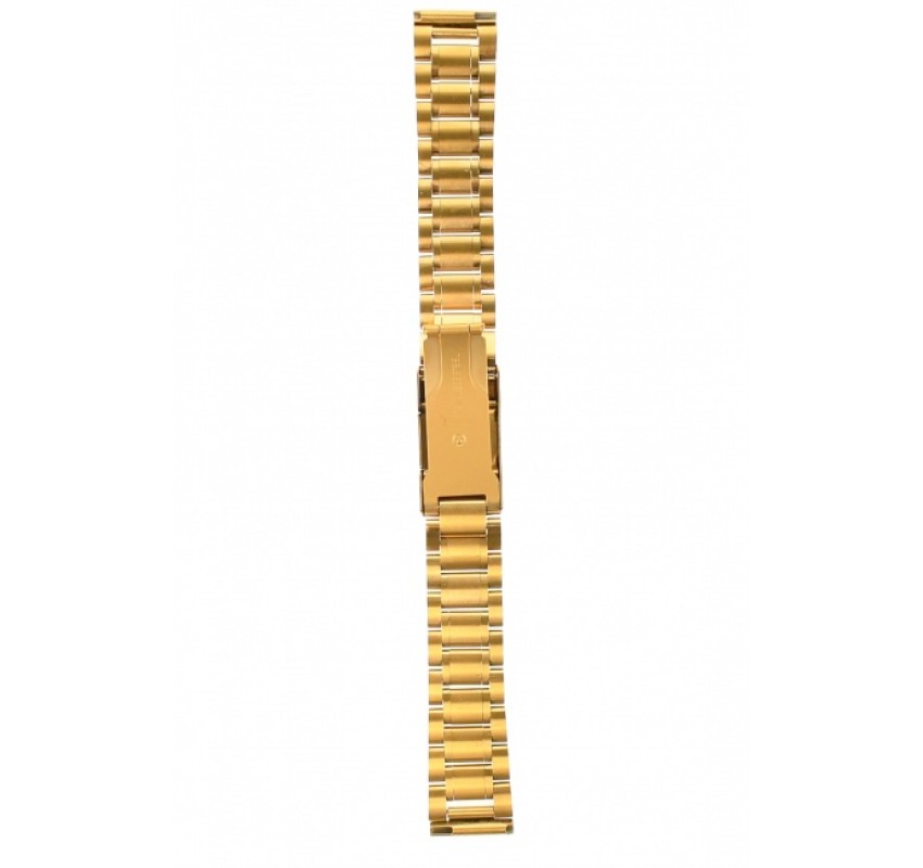 Curea de ceas din metal, 14 mm x 17 cm, auriu