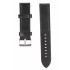 Curea de ceas din piele, 20 mm x 20 cm, negru