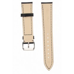 Curea de ceas din piele, 20 mm x 20 cm, negru