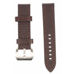 Curea de ceas din piele, 22 mm x 20 cm, maro