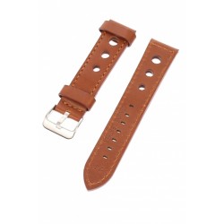 Curea de ceas din piele, 22 mm x 20 cm, maro