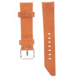 Curea de ceas din piele, 22 mm x 20 cm, maro