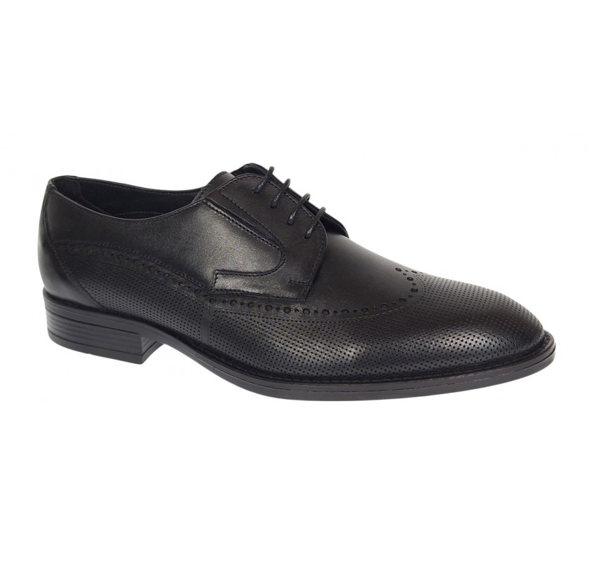 Pantofi barbati eleganti din piele naturala - Model Office Negru 708 Pantofi barbati eleganti din piele naturala - Model Office Negru 708