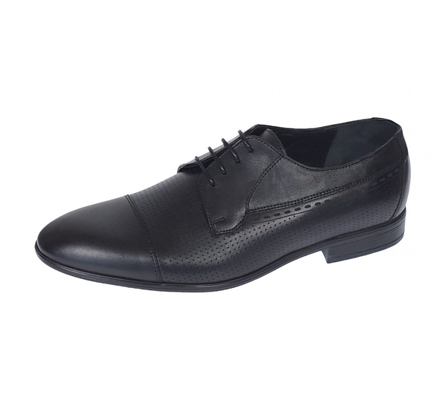 Pantofi barbati eleganti din piele naturala Negru Lucas 709NEGRU Pantofi barbati eleganti din piele naturala Negru Lucas 709NEGRU