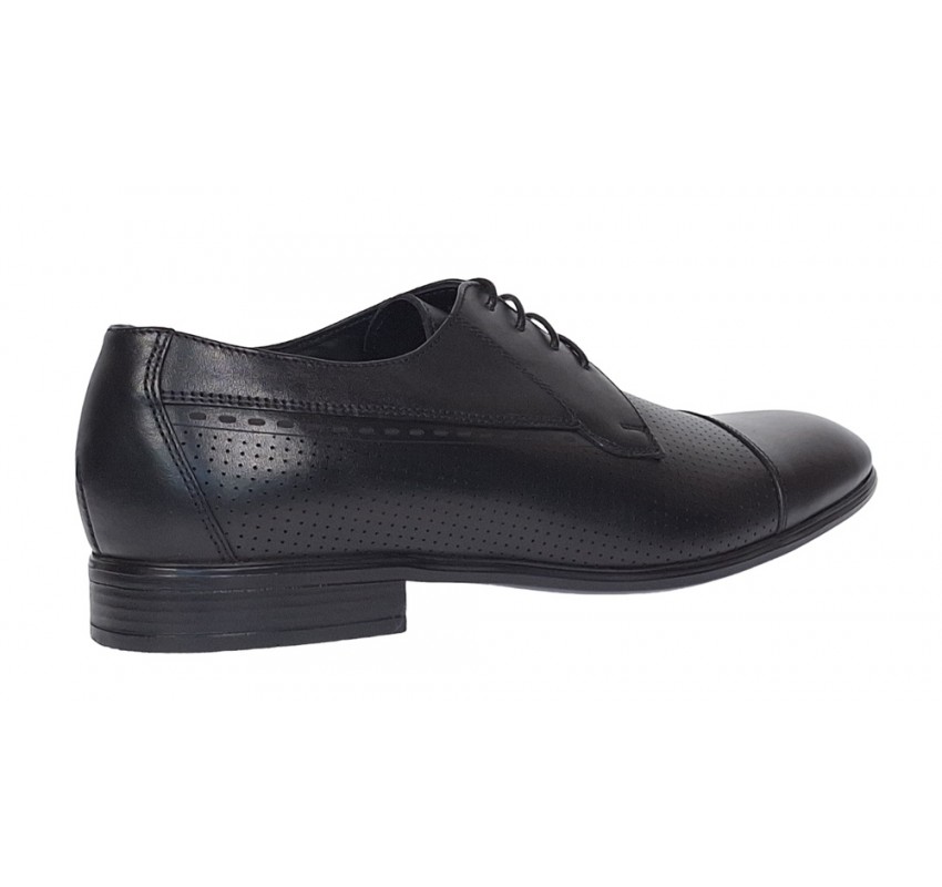 Pantofi barbati eleganti din piele naturala Negru Lucas 709NEGRU Pantofi barbati eleganti din piele naturala Negru Lucas 709NEGRU