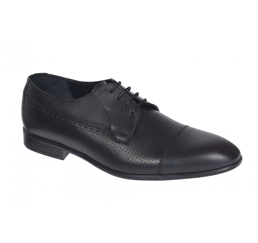 Pantofi barbati eleganti din piele naturala Negru Lucas 709NEGRU Pantofi barbati eleganti din piele naturala Negru Lucas 709NEGRU