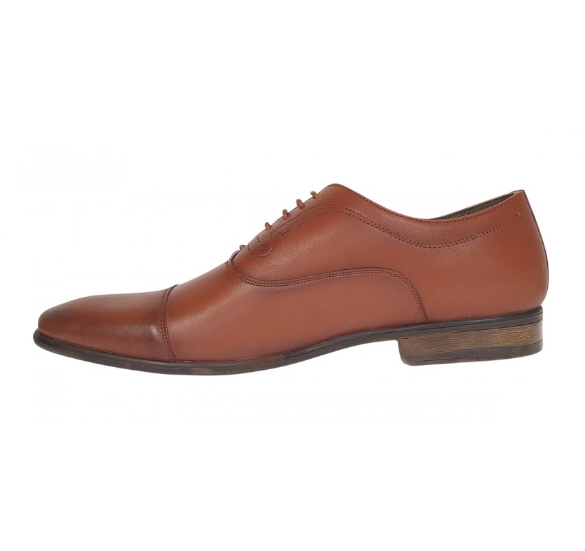 Pantofi barbati office eleganti din piele naturala Maro Cognac 745MC Pantofi barbati office eleganti din piele naturala Maro Cognac 745MC