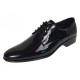 Pantofi barbati eleganti din piele naturala Negri Lac 822NLS