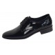 Pantofi barbati eleganti din piele naturala Negri Lac 822NLS