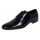 Pantofi barbati eleganti din piele naturala Negri Lac 822NLS