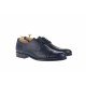 Pantofi barbati, office, eleganti din piele naturala, bleumarin -  8305BLUE