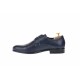 Pantofi barbati, office, eleganti din piele naturala, bleumarin -  8305BLUE