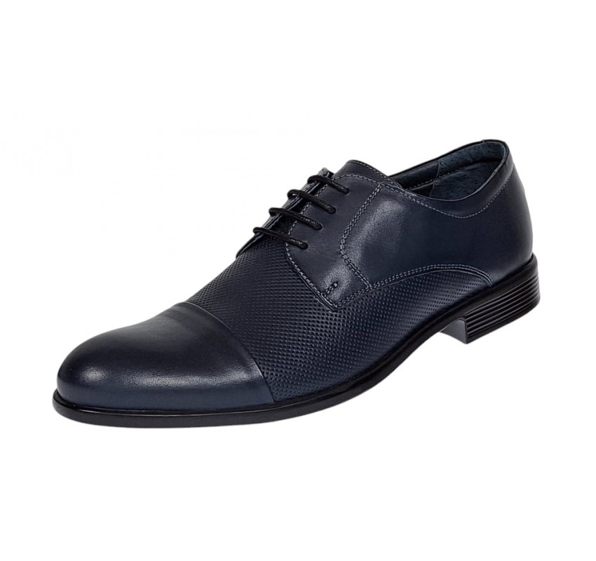 Pantofi barbati office eleganti din piele naturala bleumarin 8305BLUE Pantofi barbati office eleganti din piele naturala bleumarin 8305BLUE