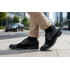 Marimea 42 Pantofi barbati negri din piele naturala eleganti casual 858NN