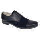 Marimea 42 Pantofi barbati negri din piele naturala eleganti casual 858NN