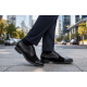 Marimea 42 Pantofi barbati negri din piele naturala eleganti casual 858NN