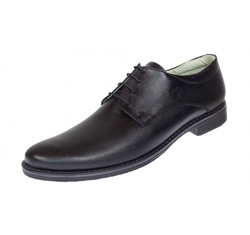 Pantofi casual barbati - Model negru din piele naturala 859N Pantofi casual barbati - Model negru din piele naturala 859N