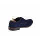 Pantofi barbati casual din piele naturala bleumarin - 85BLVEL