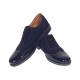 Pantofi barbati office eleganti din piele naturala bleumarin 870LVBLM