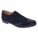 Pantofi barbati office eleganti din piele naturala bleumarin 870LVBLM