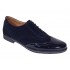 Pantofi barbati office eleganti din piele naturala bleumarin 870LVBLM