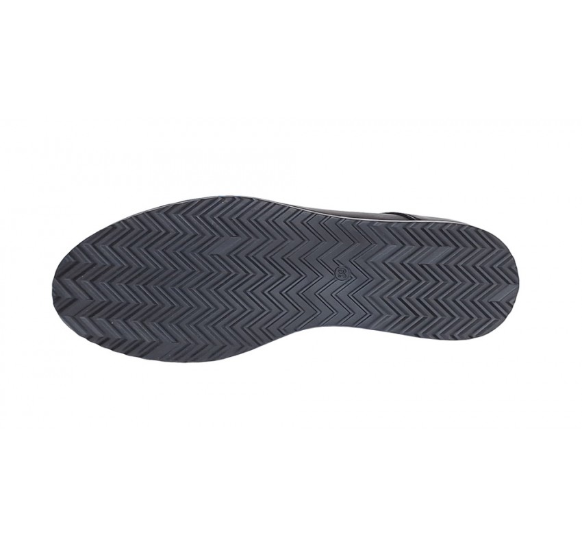Pantofi barbati casual din piele naturala - Model Negru 880NBOX