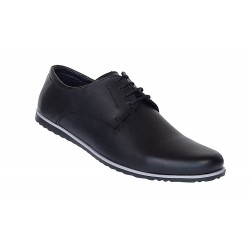 Pantofi barbati casual din piele naturala - Model Negru 880NBOX
