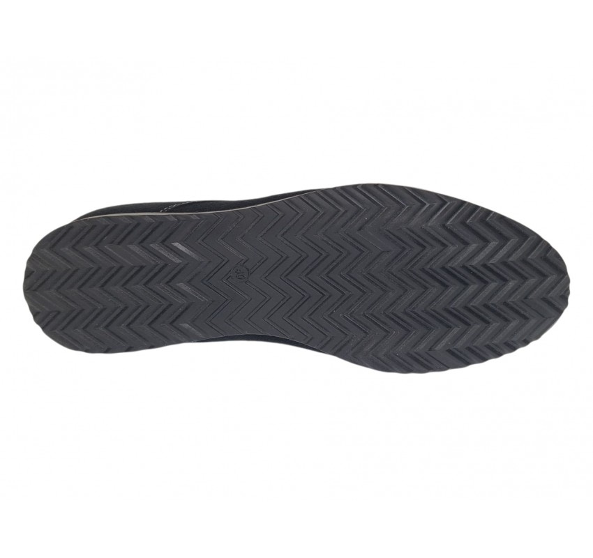 Marimea 40 Pantofi barbati sport casual din piele naturala intoarsa 880NVEL