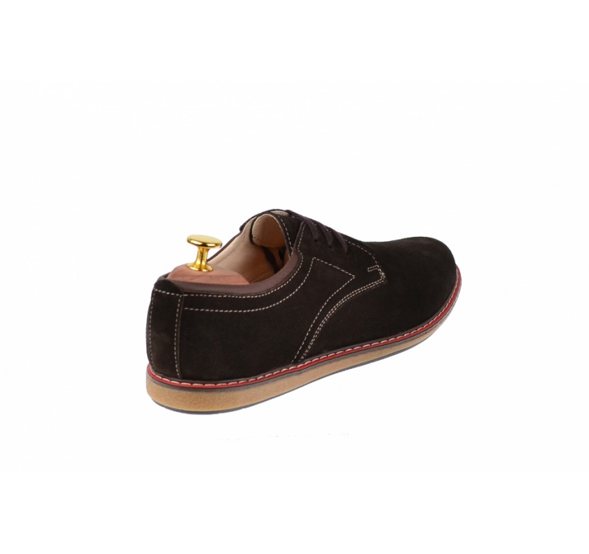 Pantofi casual, sport barbati din piele naturala intoarsa 881MVEL