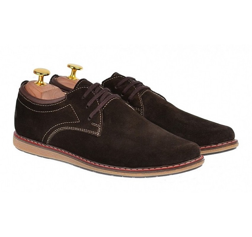 Pantofi casual barbati din piele naturala intoarsa Maro 881MVEL